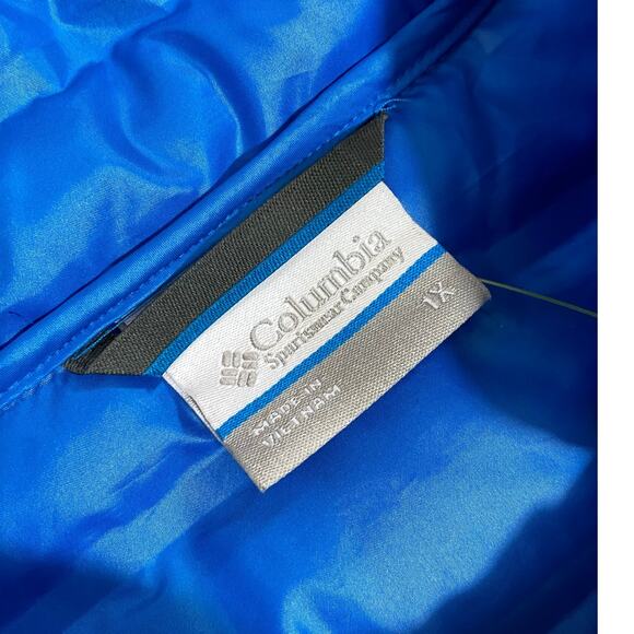 Columbia Duck Down Feathers Puffer Jacket Womens 1X Blue - Picture 6 of 11